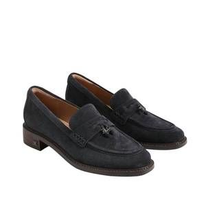 NEW SAM EDELMAN women's denise tassel penny loafer in blue suede